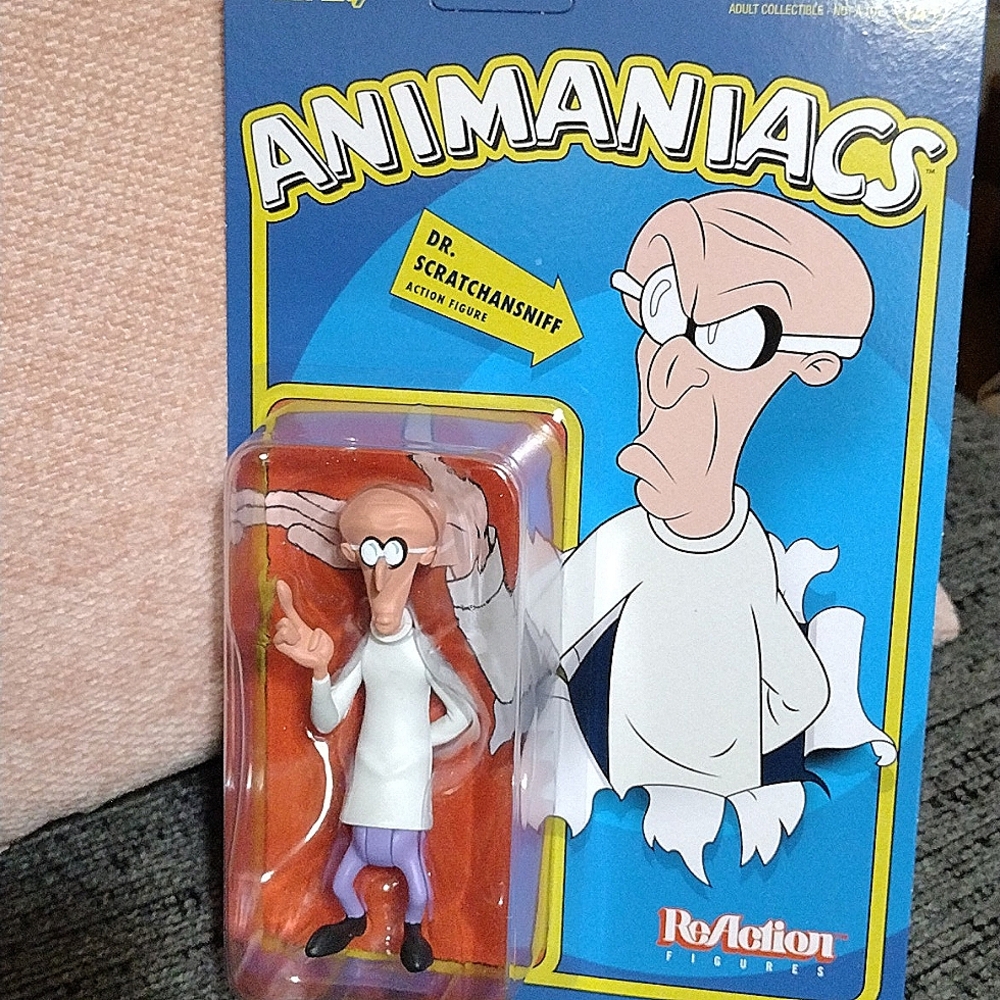 Super 7 Dr. Scratchansniff action figure.